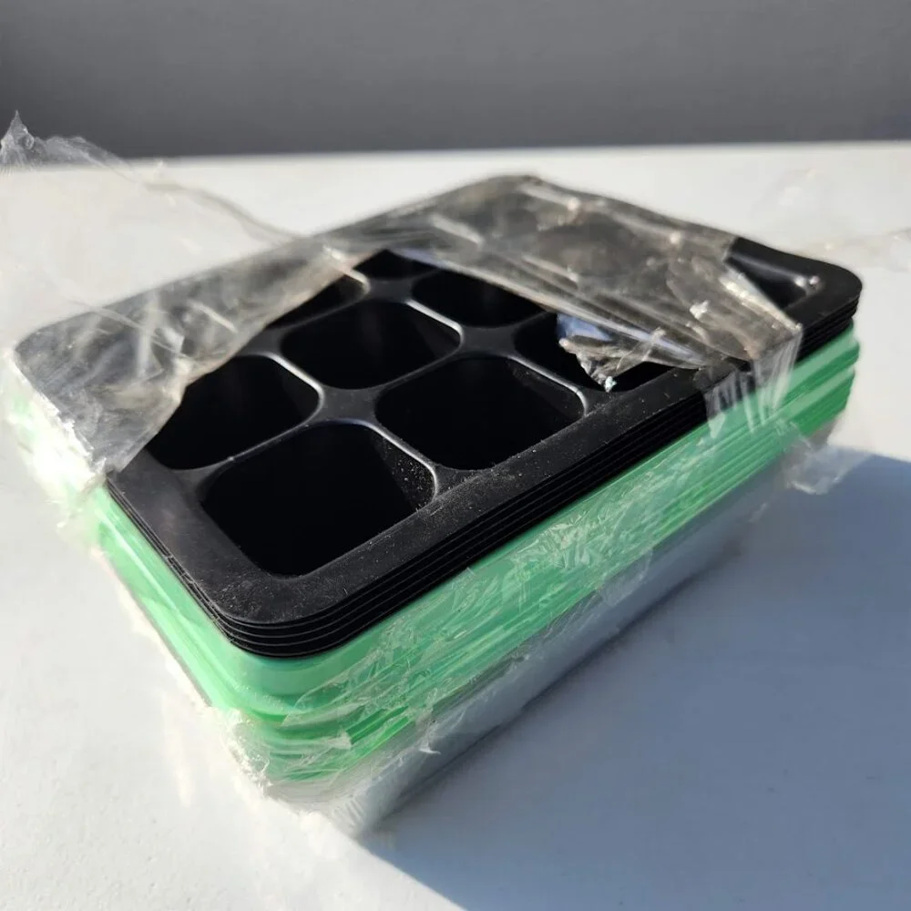 NEW 6 Pack Germination Tray Garden Supplies Gardening Plant Starter Trays 12 Pla